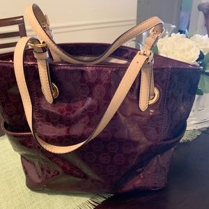 MICHAEL KORS merlot color purse